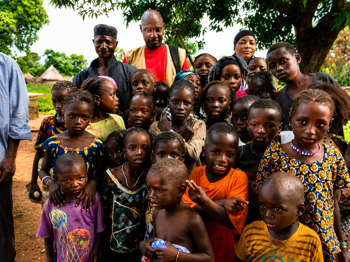 Enfants accompagnés par Sabou Guinée